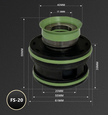 BERGMAN Replace Flygt Pump Seal 7699430 FS-20mm 2610 2620 2630 4610 4620 Metal Frame Cartridge Mechanical Seal